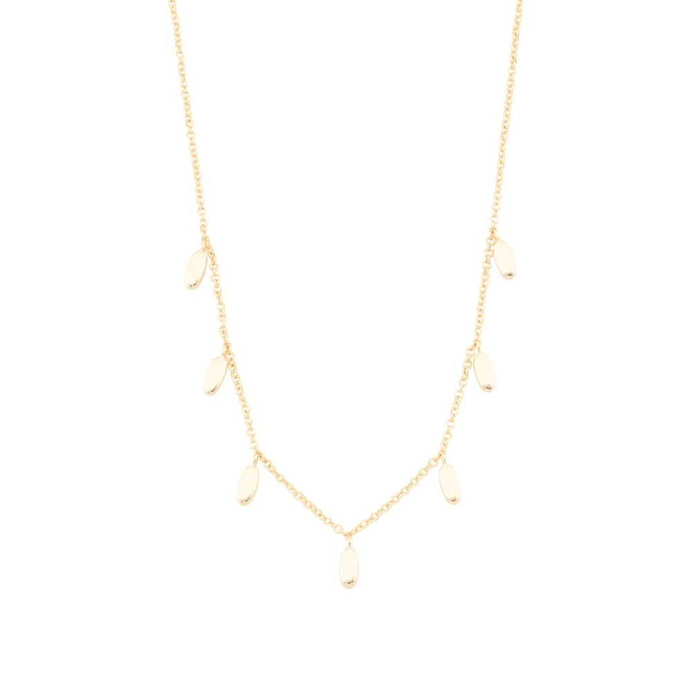Kendra Scott Gold Tone Dangle Discs Necklace